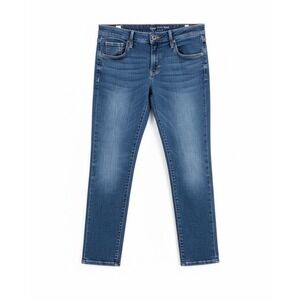 ✨Gap Girlfriend Denim Cropped Jeans Medium Wash Blue‎ Denim Slim Fit Women 2R